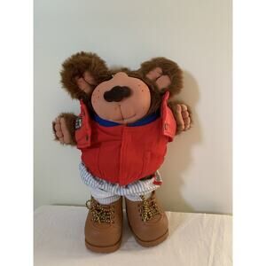 Furskins Hank Spitball Bear Xavier Roberts Baseball Coleco 1985 Vintage